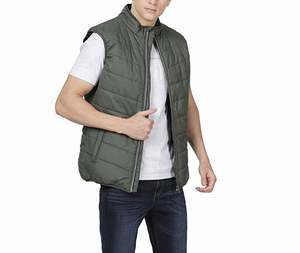 Chaleco Acolchado Ligero de Plumón para Hombre, Más Vendido en Otoño e Invierno, Chaleco Acolchado con Cierre para Hombre, Chaleco Acolchado de Peso Medio para Hombre - Product Image 2