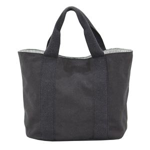 Sac à main en toile de coton de grande capacité, couleur noire, classique, de haute qualité, forme carrée, sac à main pour femme, sac fourre-tout pour livres et courses - Product Image 1