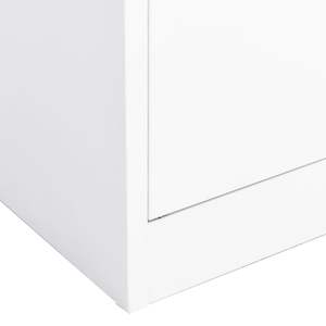 Armoires de rangement de bureau en acier blanc avec grands serrures pour une organisation efficace du bureau - Product Image 6