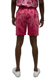 Shorts Tie-Dye pour Hommes, Taille Mi-Haute, Cordon de Serrage, Style Décontracté, Longueur Courte - Product Image 2