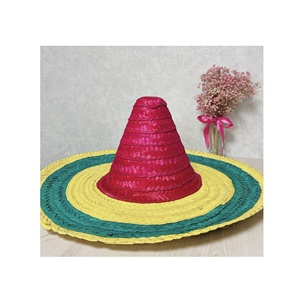 Vietnam Woven <b>Straw</b> Sun <b>Hat</b>/ Handmade Summer <b>Hat</b> with Custom Logo Ribbon party wedding event tour outdoor gift decor - Product Image 6
