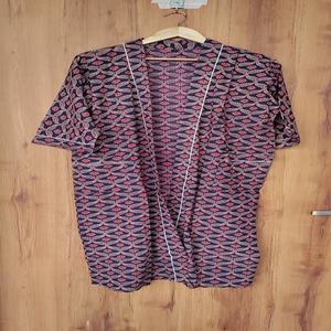 Nuevo Kimono de Algodón Azul Talla Grande, Ropa de Estar por Casa con Estampado Floral Hecho a Mano, Disponible a Precio de Mayoreo - Product Image 2