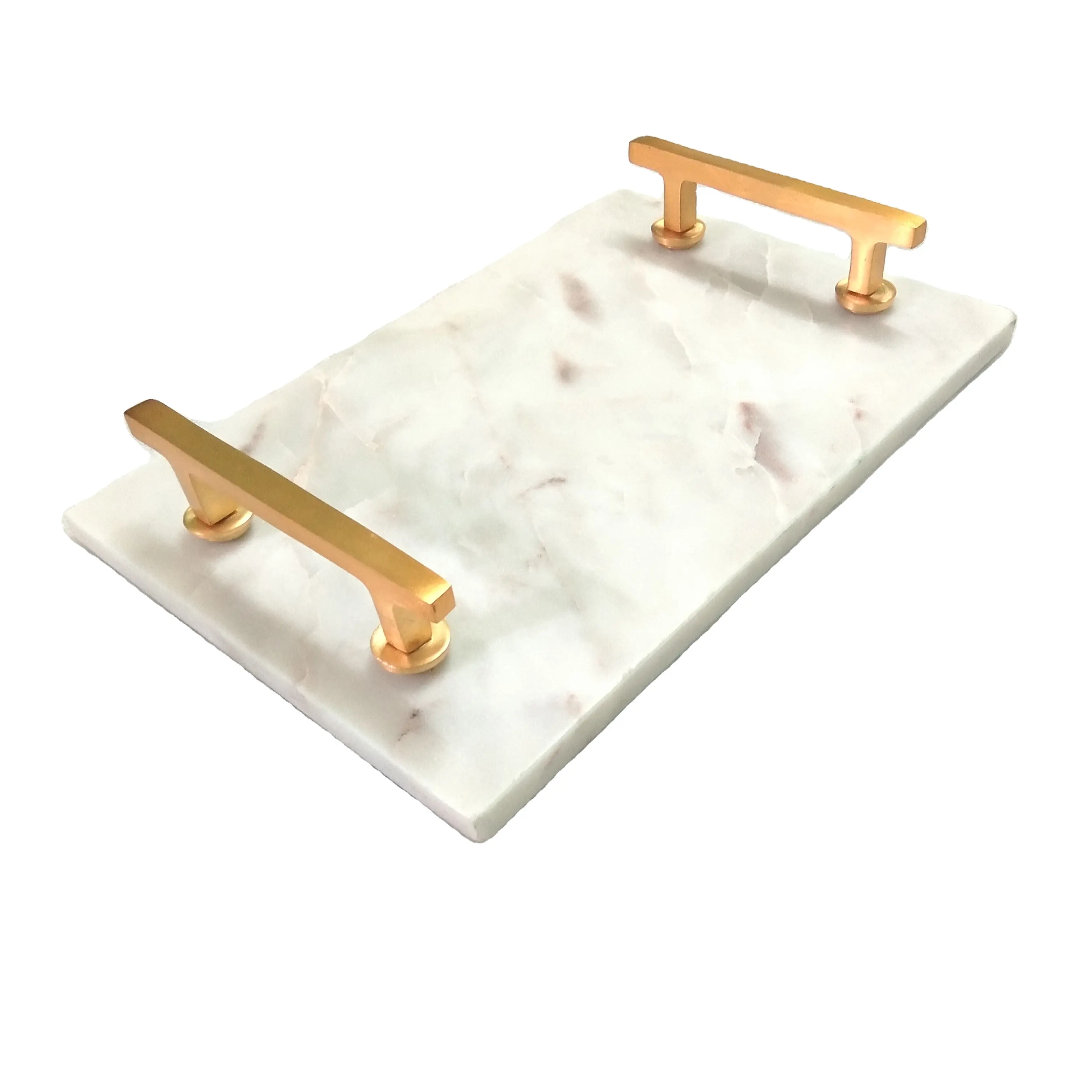 marble tray with gold plated handles touseef international crafts stone tray home hotel gifting decor serving unique art crafts