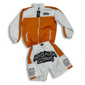 Conjunto de Chaqueta y Pantalones Cortos Ligeros de 2 Piezas Personalizados al por Mayor para Hombre, con Logotipo Impreso Personalizado, en Tela de Nailon con Memoria - Product Image 3