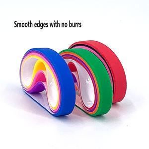 Özel boş silikon bilek bandı kauçuk bilezikler renk kaplı silikon bilekliği - Product Image 2