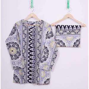 Conjunto de Pijama Casual de Otoño para Mujer 2024, 100% Algodón Satinado, Estampado Floral, Cuello en V, ODM, Transpirable, Cintura Elástica, Mangas Largas26 - Product Image 3