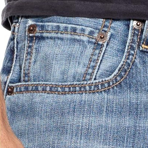 Pantalons en jean pour hommes, coupe droite, classiques, fournisseur en gros, livraison rapide, pantalons pour hommes lavés - Product Image 6
