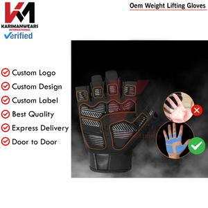 Guantes de Levantamiento de Pesas Directo de Fábrica, Diseño de Neopreno de Medio Dedo para Agarre Resistente al Agua, Pedidos al por Mayor - Product Image 3