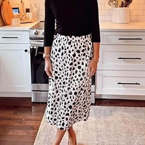 Falda Larga Recta para Mujer 2026, Tela Suave, Corte Recto, Talla Grande, Falda Formal de Cintura Alta, Tipo Lápiz - Product Image 3