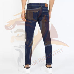 Pantalones Vaqueros de Mezclilla a la Moda para Hombre, Estilo Nuevo, Fabricante OEM, Corte Ajustado, Hechos a Medida - Product Image 2