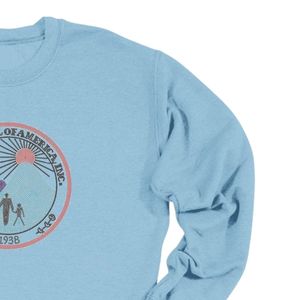 T-shirt bleu à manches longues et col rond avec motif en strass, haut décontracté pour tous les jours, streetwear, style de vie, vêtements confortables - Product Image 5