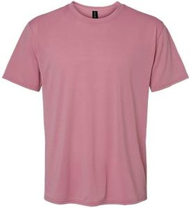 T-shirt de performance pour homme 100 % coton, anti-humidité, séchage rapide, respirant, écologique, avec logo frontal - Product Image 3