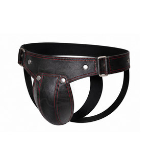Unique Fashion <b>Men's</b> Mid-Rise Leather <b>Jocks</b> Premium Stylish Waterproof Quick Dry Adjustable Waist High Quality Customizable Bulk - Product Image 3