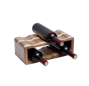 Modern Honeycomb Wine <b>Rack</b> Natural Solid Wood Hexagon Desktop Wine Holder For Kitchen And Home <b>Bar</b> Storage Decorative - Product Image 2