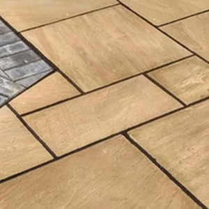 Pavés en grès naturel de menthe de qualité supérieure pour sols extérieurs, patios, allées et jardins - Product Image 1