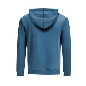 Sweat à capuche unisexe haut de gamme anti-rétrécissement, coupe oversize, avec logo personnalisé brodé, technique hiver épais, 100% coton molletonné pour homme - Product Image 2