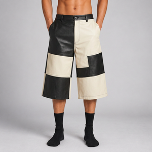 Jorts de Cuero Holgados al por Mayor, 500gsm, Silueta Larga, para Colecciones de Moda Minorista - Product Image 2