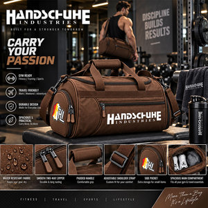 Customizable Large Capacity <b>Waterproof</b> OEM <b>Duffel</b> <b>Bag</b> for Sport Gym Travel with Custom Logo Solid Colors Gym <b>Bag</b> - Product Image 6