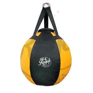 Sacs de frappe de boxe en cuir véritable et PVC, imprimés avec logo personnalisé, haute qualité, robustes, autoportants, en PU, pour entraînement en salle de sport - Product Image 2