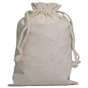 Sac de rangement pour chaussures en coton 100% naturel, écologique, durable, résistant à l'eau, recyclable, avec cordon double, réutilisable - Product Image 3