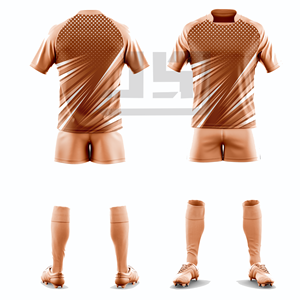 Maillot de football américain de haute qualité JAMEZ SPORTS avec broderie 3D personnalisée du nom de l'équipe, col en V, manches courtes, écologique, 100% coton - Product Image 2