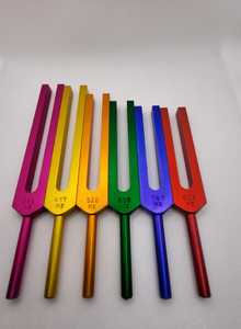 Sacred Solfeggio - Juego de 6 diapasones de colores con activador y estuche - Reparación del ADN - Bendiciones, Milagros, Despertar, Liberación - Product Image 6