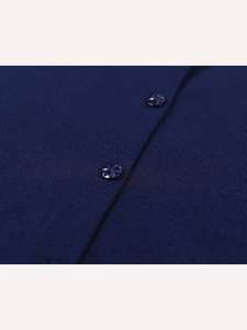 Cárdigan Clásico Personalizable para Niña, Cuello Redondo, Botones, Manga Larga, Tejido Sólido, Suéter Informal para la Escuela, Lavable a Máquina - Product Image 4