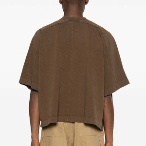 Regular Fit Solid Color Short Sleeve O-Neck Men's T-<b>Shirt</b> Casual Knitted <b>100</b>% Cotton <b>Polyester</b>/Cotton Eco-Friendly Blank Design - Product Image 2