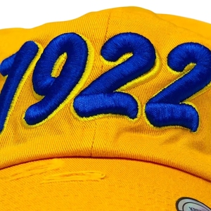 หมวกแก๊ปปักลาย Gold Sigma Gamma Rho 1922 สำหรับสตรี ปรับขนาดได้ สไตล์ลำลอง ขายส่ง - Product Image 6