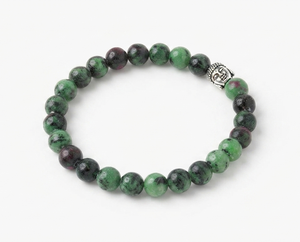 High Quality Ruby fuchsite <b>Beads</b> Buddha <b>Bracelet</b> Romantic Gift Fashion Charm Jewelry for <b>Men</b> Women Energy Meditation - Product Image 2