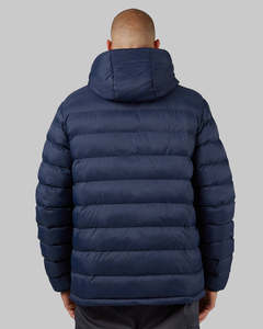 Veste matelassée à capuche pour homme, col montant, doublure en sherpa, imperméable, rembourrage en coton 300g, manteau d'hiver décontracté, coupe régulière, fermeture éclair - Product Image 2