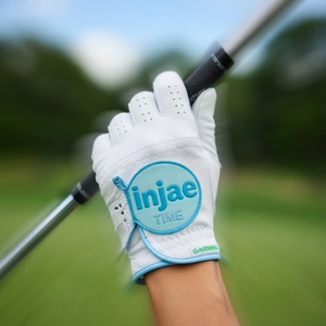 Gants de golf personnalisés INJAE en cuir Cabretta respirant, anti-UV, avec fentes pour les doigts, main gauche, cadeau unisexe, sport, cyclisme, ski - Product Image 2