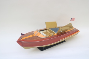 Modelo de Madera del Lancha Rápida Clásica Chris Craft Cobra, Réplica Vintage Hecha a Mano y Pulida, Artículo de Colección - Product Image 3