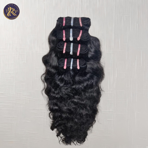 100% Natural Black Virgin 16 \ "Kinky Curl Hair Cabello trenzado Jerry de alta calidad de Temple - Product Image 2
