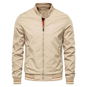 Chaqueta Bomber de Alta Calidad para Hombre, Estilo Casual de Invierno, Corte Ajustado, Estilo Béisbol, Logotipo Frontal - Product Image 3