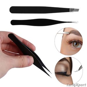 Pinzas de Cejas Curvas de Acero Inoxidable, Profesionales, Duraderas, Ligeras, Ecológicas y Cómodas, Venta al Por Mayor de Fábrica - Product Image 6