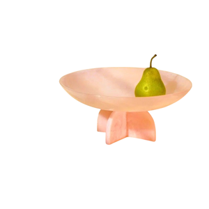 Bol de service en résine style onyx, fait main, aspect marbre élégant, pièce maîtresse décorative pour la maison et la décoration de restaurant - Product Image 3