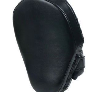 Pads de frappe incurvés en cuir véritable pour la boxe, avec poignets réglables, légers, équipement d'entraînement d'arts martiaux 2026 - Product Image 6