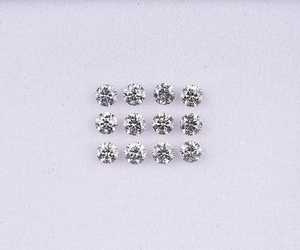 OM GEMS Diamante Natural Suelto de 2.80 MM, Corte Brillante, Color Claro, Certificado para Joyería - Product Image 4