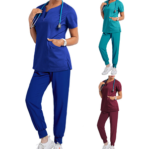 Uniformes Médicos de Manga Corta para Hospital, Conjuntos de Uniformes Médicos Unisex a la Moda, Uniformes Médicos al por Mayor de Lona - Product Image 1