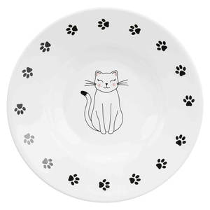 White 15 cm Ceramic <b>Pet</b> <b>Bowl</b> & <b>Feeder</b> for Short Snout Breeds - Product Image 2