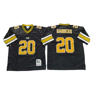 Jersey de Fútbol Americano 2026 con Envío Rápido, Jersey Bordado del Equipo Sanders Lions 20 para Hombre y Jóvenes - Product Image 5