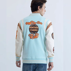 Blousons universitaires personnalisés pour hommes – Vente en gros – Hiver – Col montant – Fabricant OEM – Haute qualité – Imperméables et respirants - Product Image 6