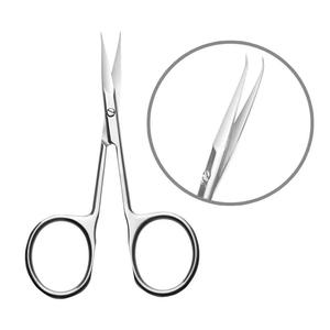 Stainless Steel <b>Cuticle</b> <b>Scissors</b> With Sharp Straight Blade Round Handle Beauty Tool For Adults - Product Image 1