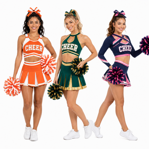 Robe d'uniforme de cheerleading pour les spectacles d'équipe, les compétitions de danse sportive, les entraînements et les événements promotionnels - Product Image 1