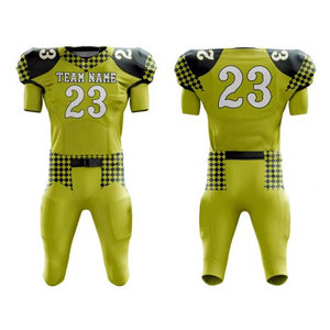 Uniforme de Fútbol Americano de Poliéster de Último Modelo, Calidad Superior, Transpirable, de Secado Rápido, Antibacteriano, con Logotipo Personalizado para Adultos - Product Image 6