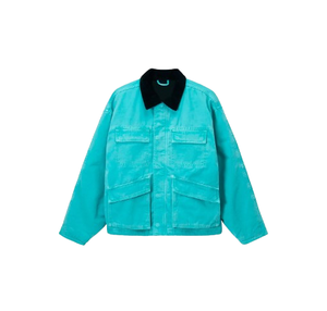 Veste de travail en toile vintage pour homme, style streetwear, en coton biologique, pour l'hiver, décontractée, avec fermeture éclair, type charpentier, Detroit, mécanicien, camionneur - Product Image 4