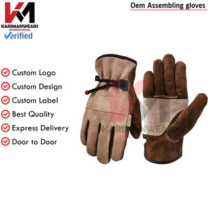 Gants de travail multi-usages, gants de sécurité robustes, adhérence renforcée pour la construction et l'industrie, OEM en gros - Product Image 6