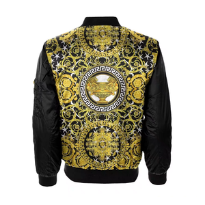 Chaqueta Bomber de Primera Calidad con Estampado por Transferencia Térmica, Chaqueta de Entrenamiento Delgada con Cierre Completo, Camuflaje, 100% Poliéster, Ropa Deportiva al por Mayor - Product Image 2