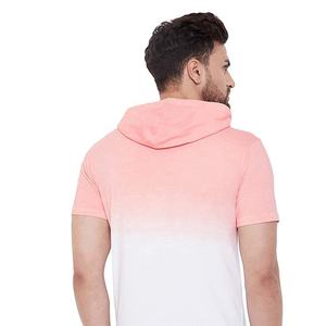 Camiseta de algodón 100% de la mejor calidad para hombre, Sudadera con capucha, logotipo personalizado, estampado bordado, para verano, correr al aire libre, ropa informal - Product Image 1